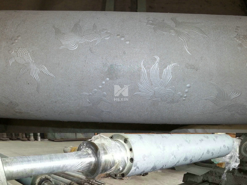 embossing rollers for cast glass producers worldwidely