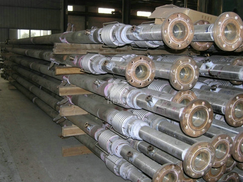 Casing type heat exchange reformer furnace tube 