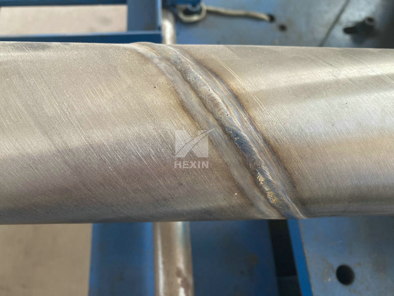 Welds of radiant tubes 