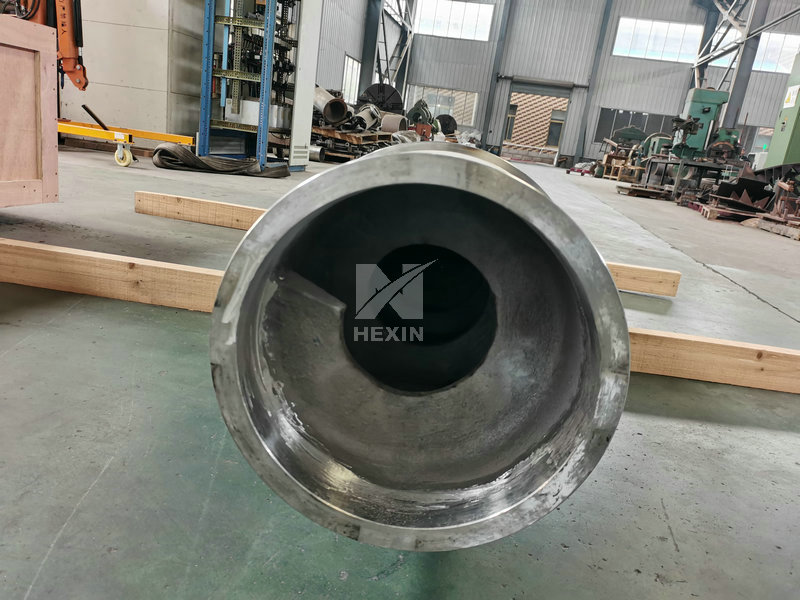 7.3 Inside spirals of the rotary retort