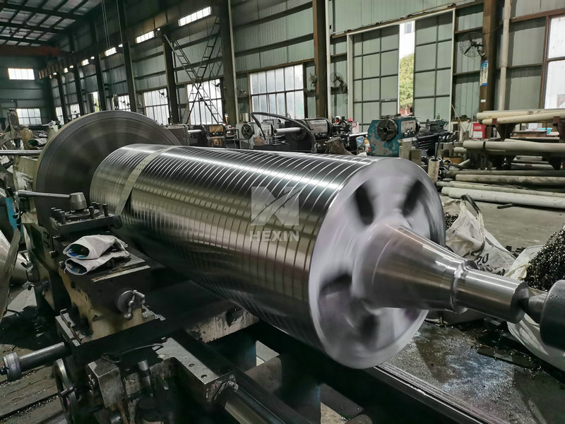 machining of sink rollers for CGL