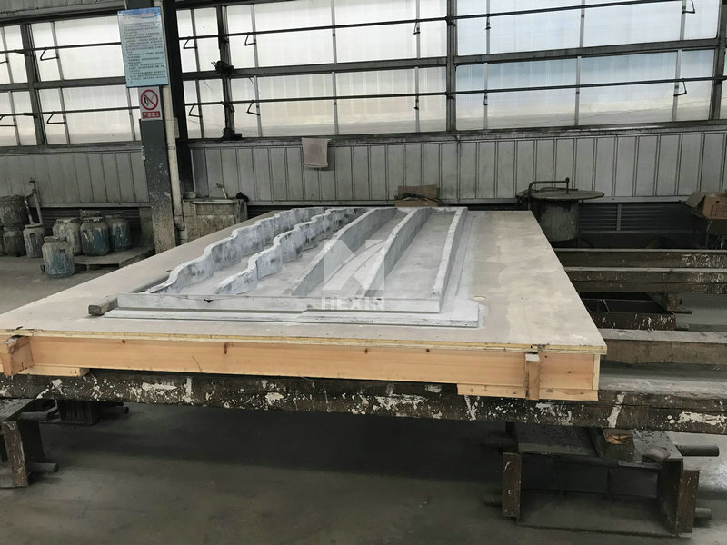 wooden mould for tube sheets 