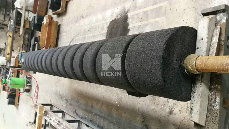 sand patterns for rotary retort castings