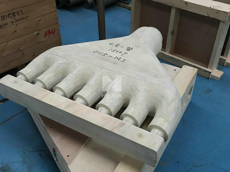 sand patterns for manifolds castings