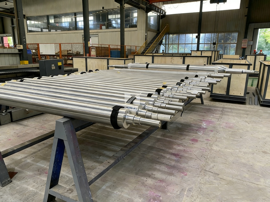 exit table rollers for hot strip mills