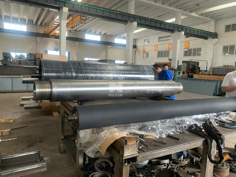 table roller coated with rubber