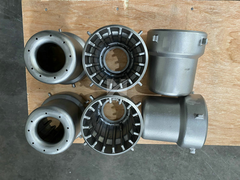 Investment cast recuperator parts