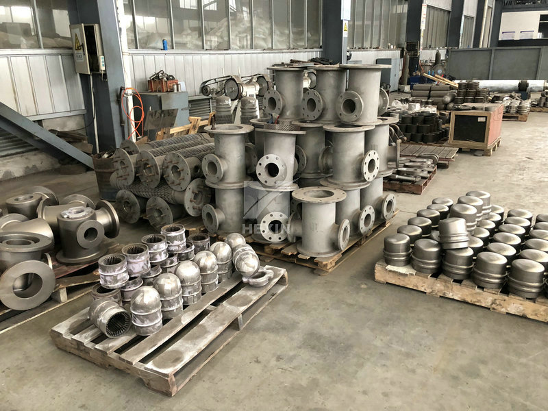 Investment cast recuperator elements 