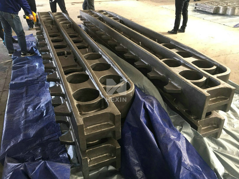 Cast tube support for fired heater