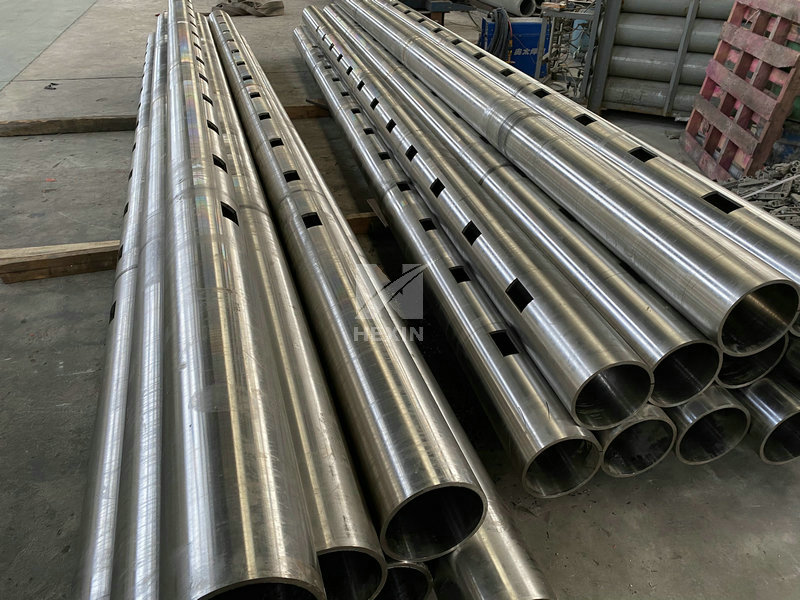 Centrifugal cast tube supports