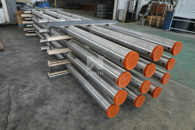 Tube supports packed