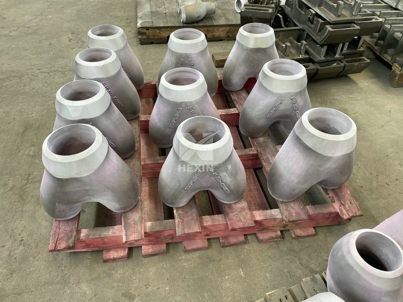 Wye piece alloy cast fittings