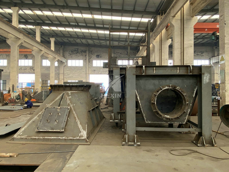 Steel structure for heating furnace
