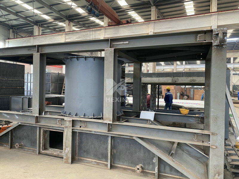 heating furnace under fabrication