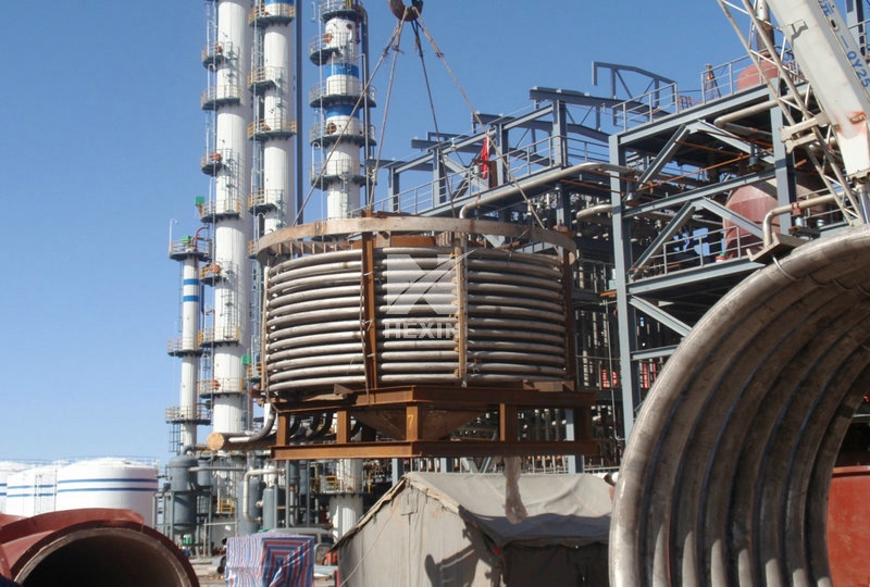 Installation for Coil of coal to methanol heating furnace