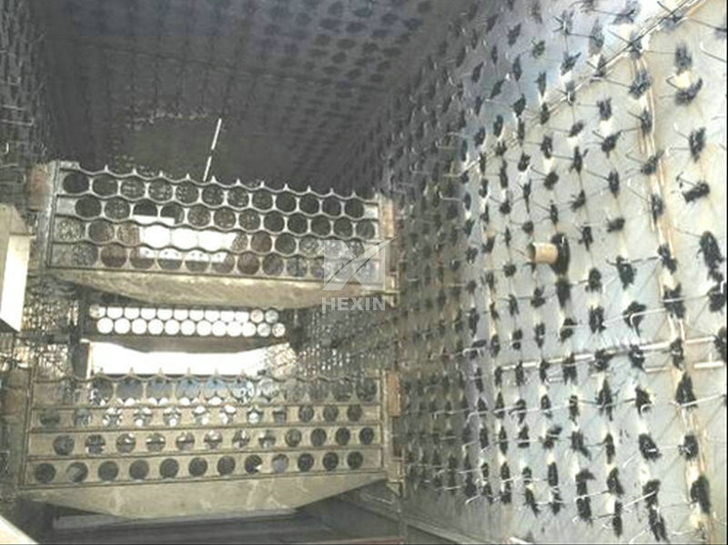 Modular fabrication of steel structure of convection chamber