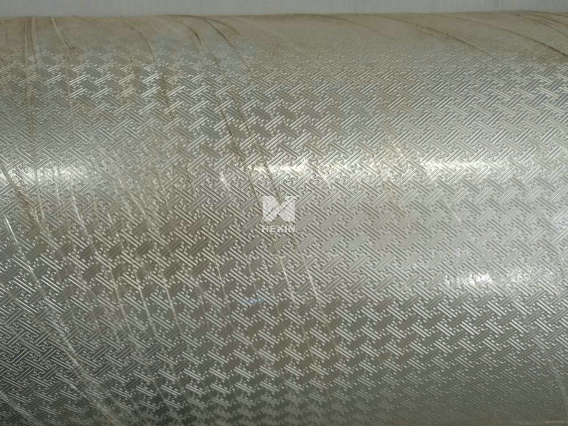 pattern rollers for cast glass machine