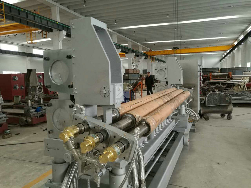 steel rolls for forming glass calender