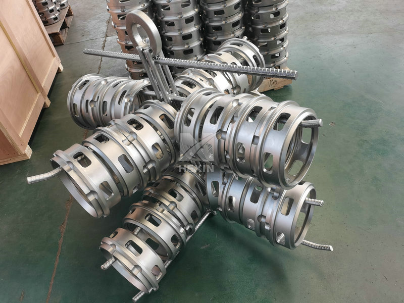 Cast spacers for heat treatment furnace