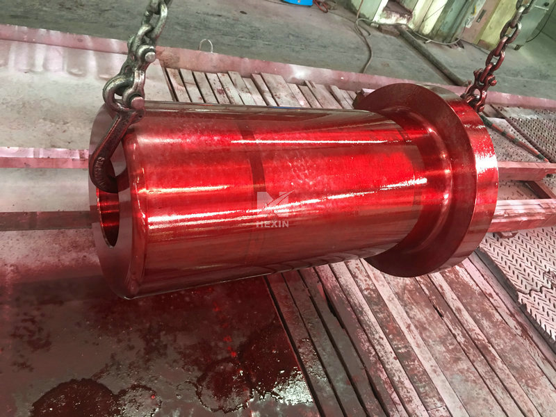  Cantilevered rolls dye penetrant test