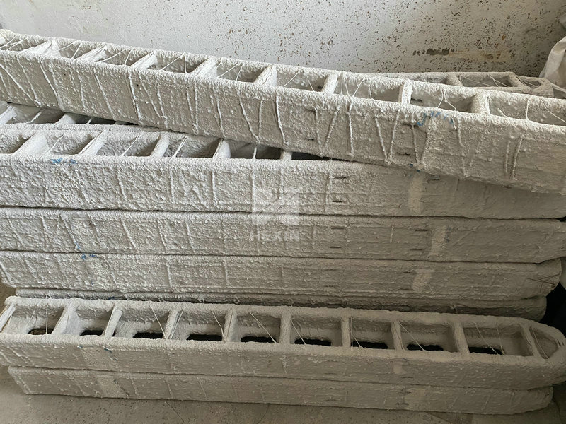 Foundry process for furnace supports