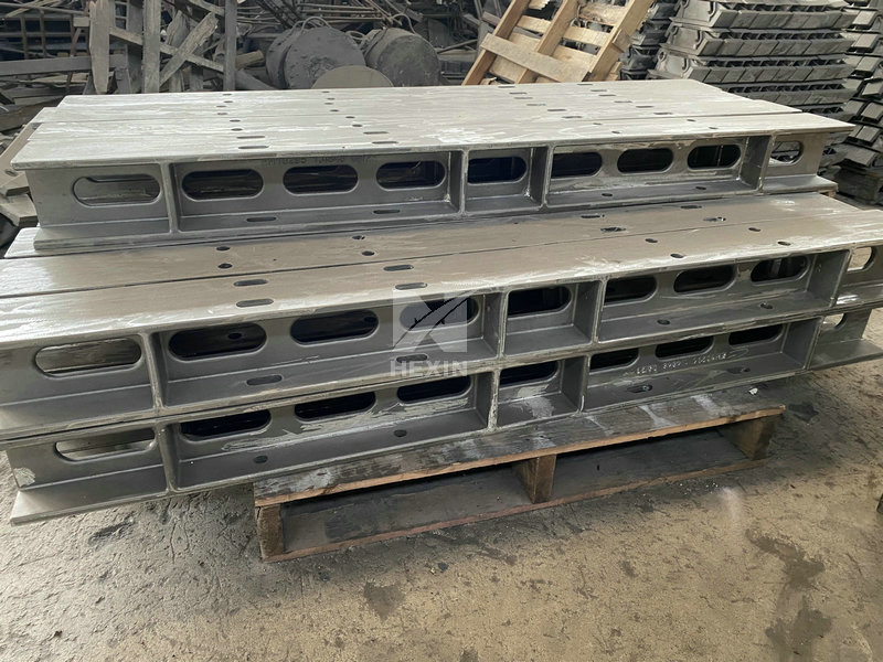 Investment cast furnace supports