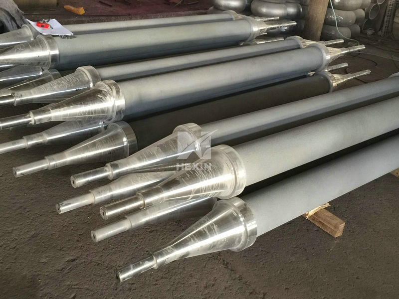 Conductor rolls for tubes heat treatment furnace