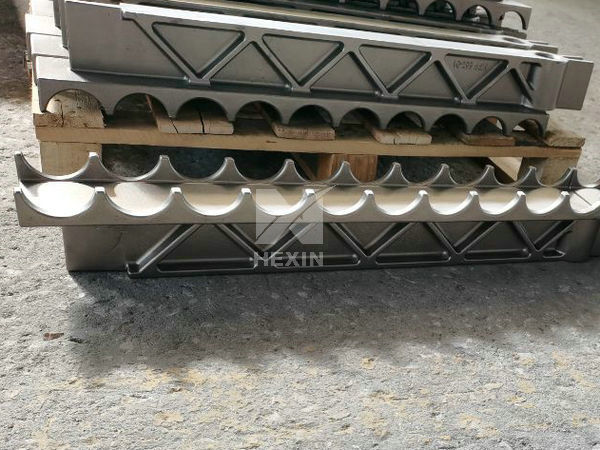 Cast beams for walking beam furnaces