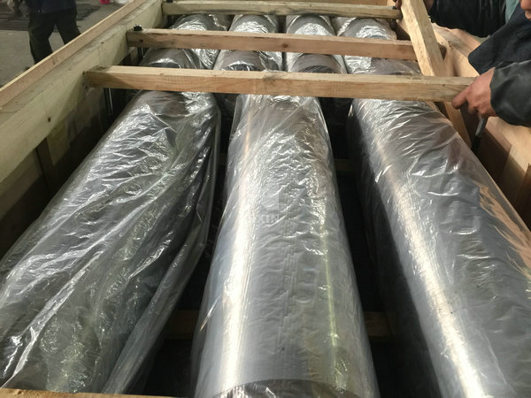 centrifugal cast tubes packed