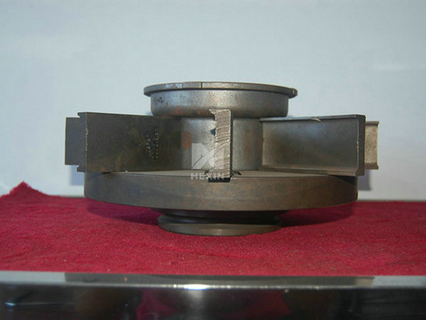 shot blast turbine with straight blade 2