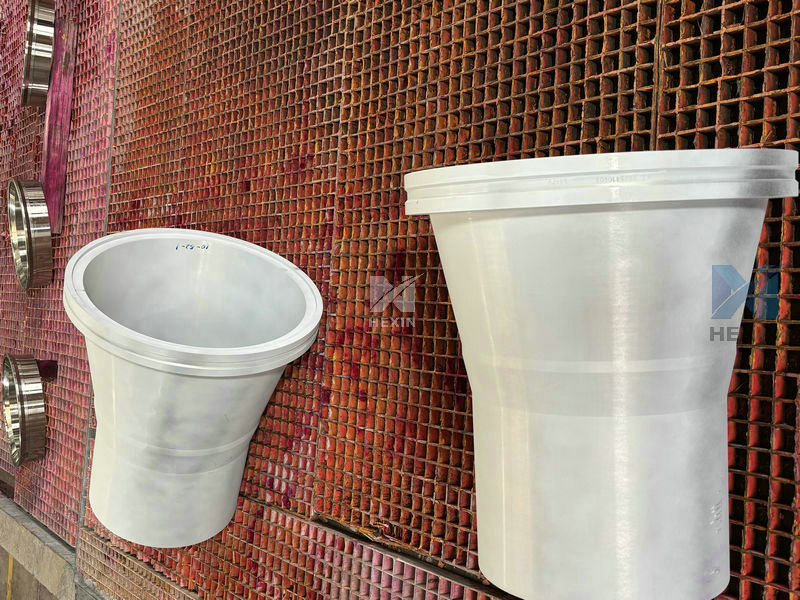 Conical drum casing under PT test