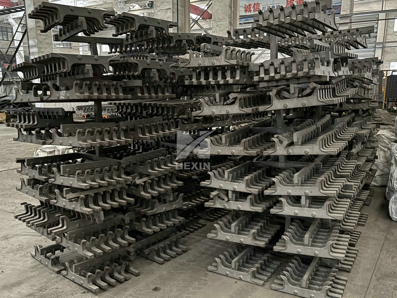 Grate bars for steel mill
