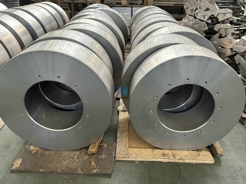 Half machined discs for hydropower