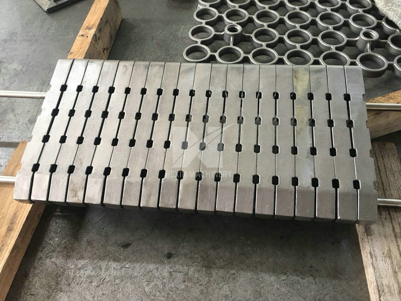 Assembly test for incineration grate blocks